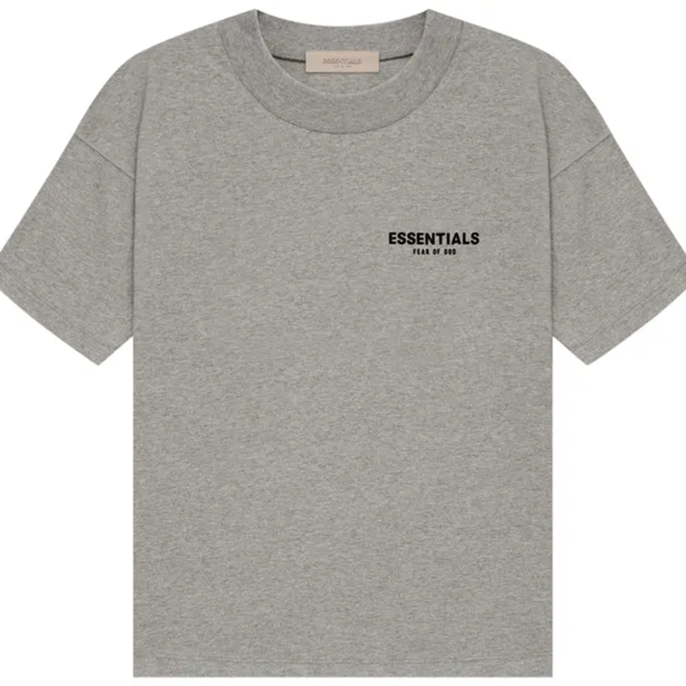 Fear of God Essentials Dark Oatmeal Tee - Picture 2 of 5